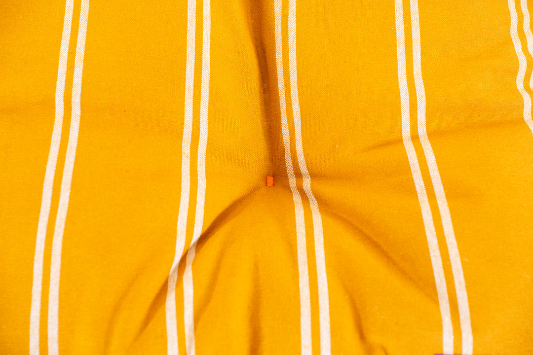 Striped Cotton Dog Bed