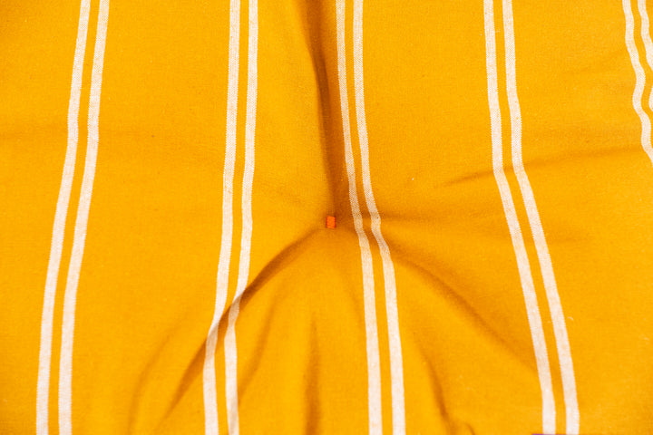 Striped Cotton Dog Bed