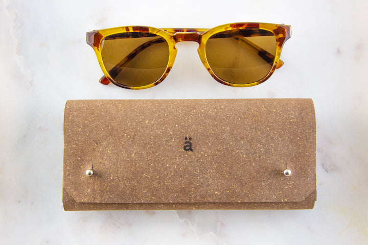 Glasses Case—ä, Large Brown
