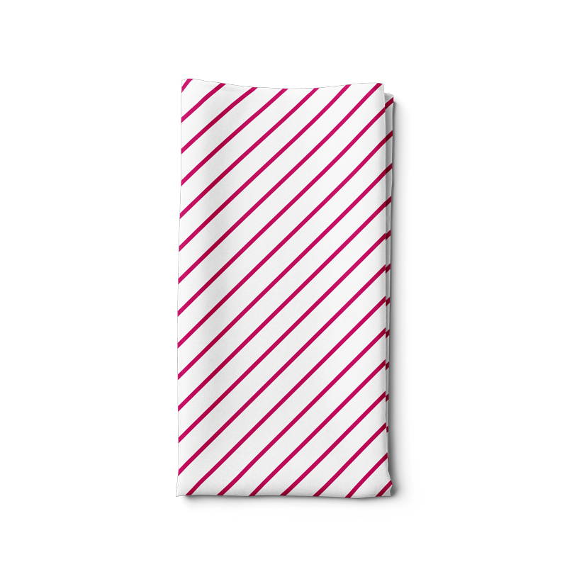Red strips bandana