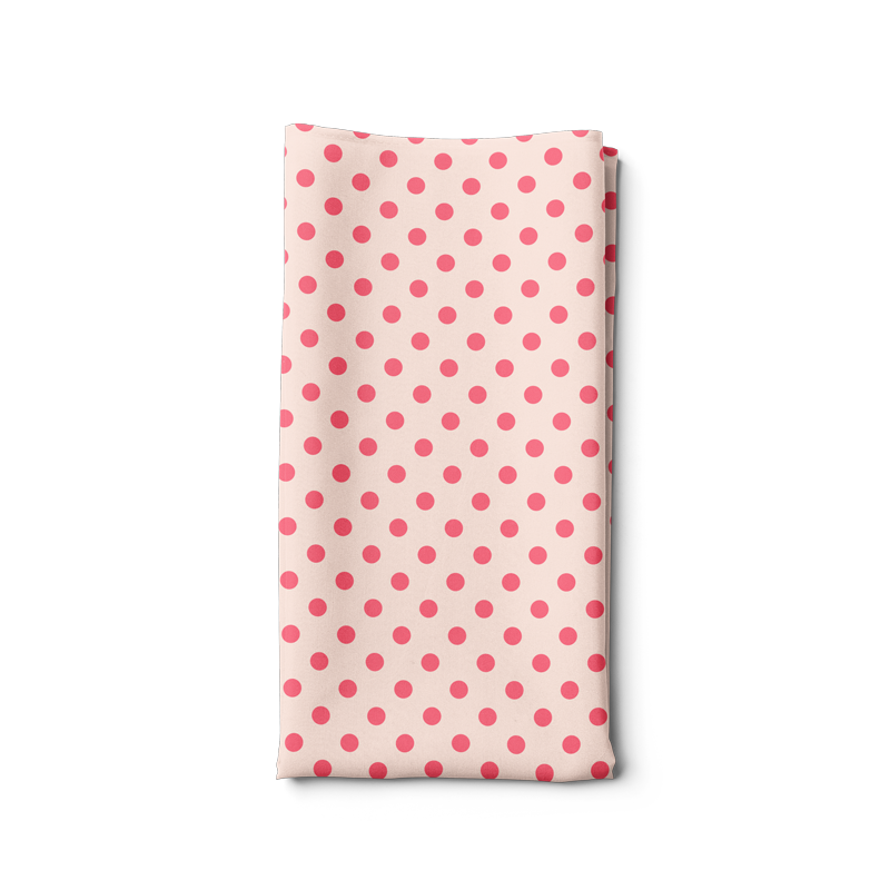 Red dotted bandana