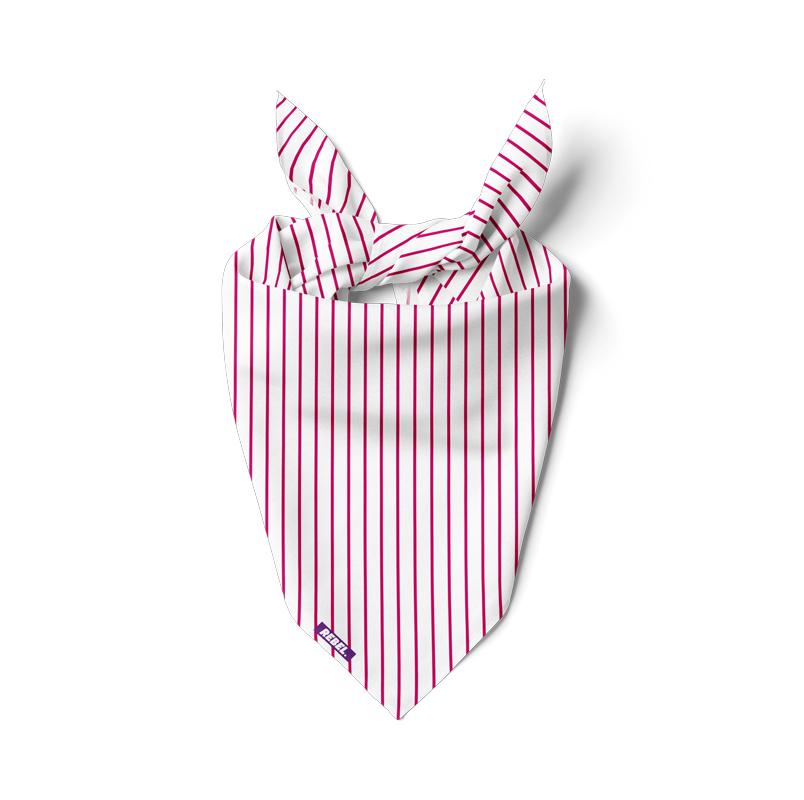 Red strips bandana