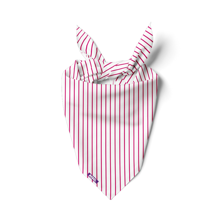 Red strips bandana