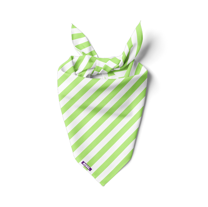 Green strips bandana