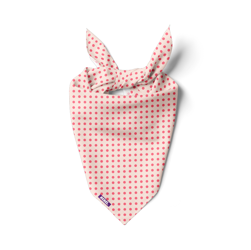 Red dotted bandana