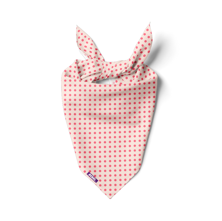 Red dotted bandana