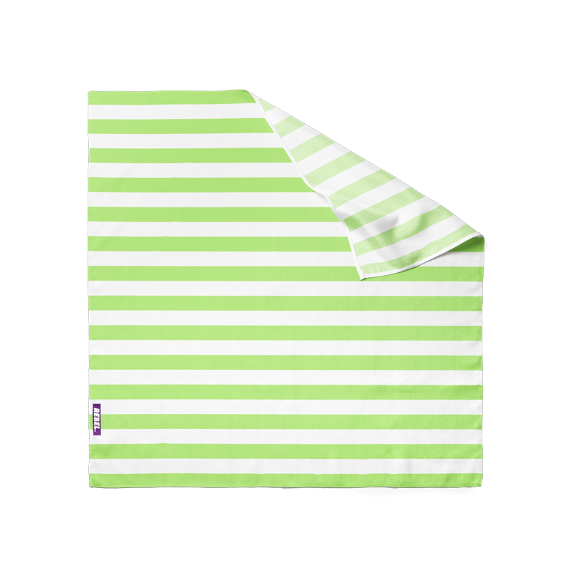 Green strips bandana