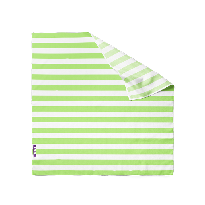 Green strips bandana
