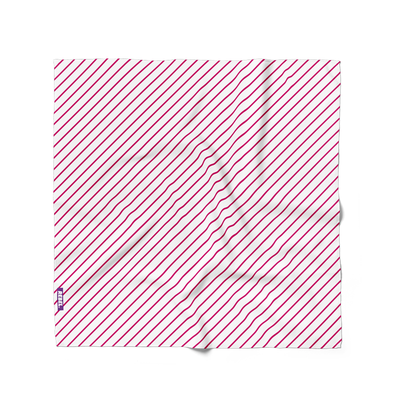 Red strips bandana