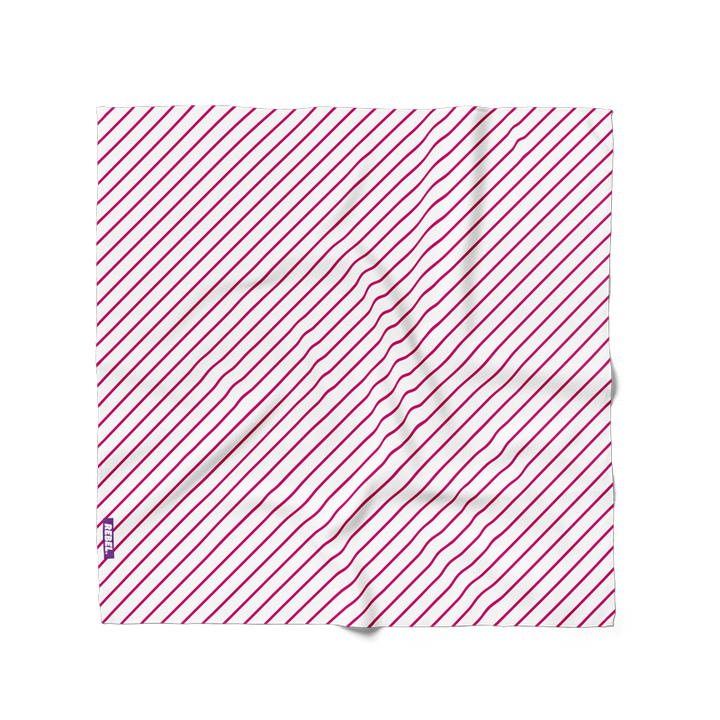 Red strips bandana