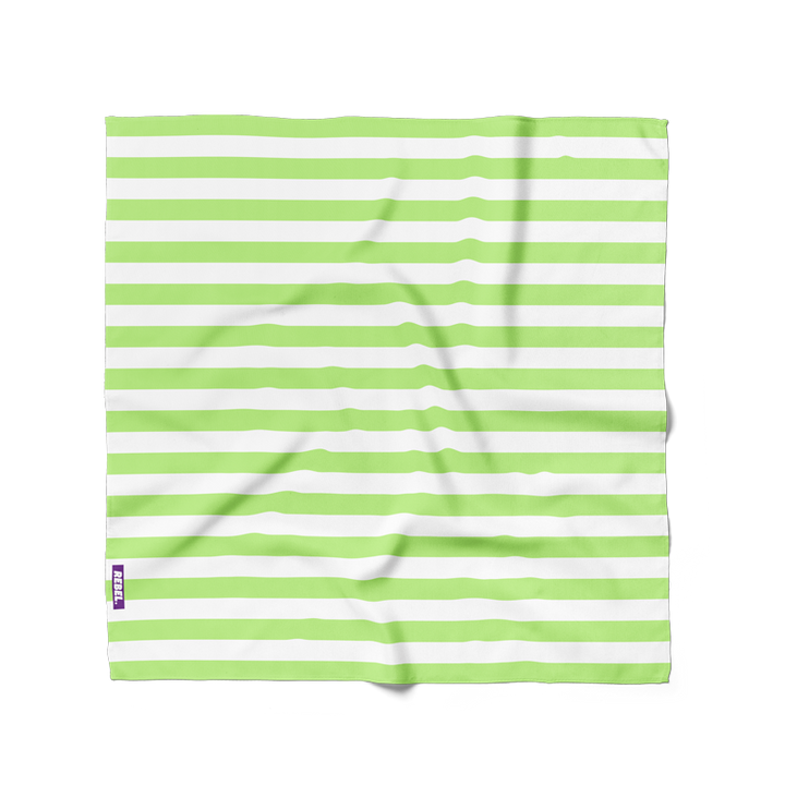 Green strips bandana