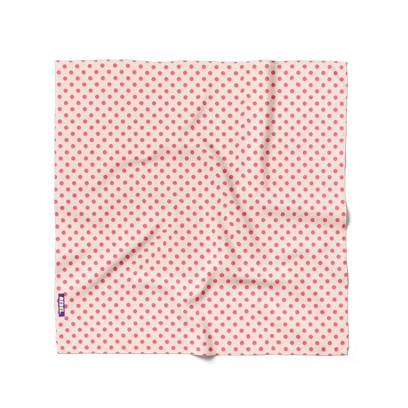 Red dotted bandana