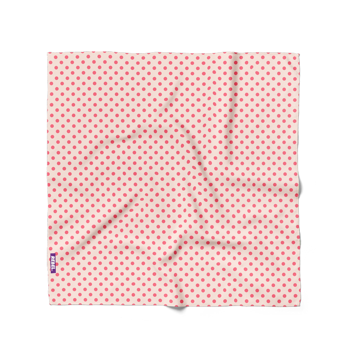 Red dotted bandana