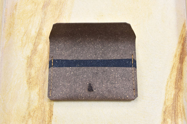 Brown leather wallet, model A, by Rebel Dog Club