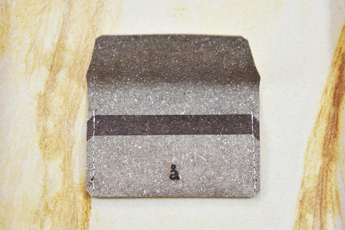 Beige leather wallet, model A, by Rebel Dog Club