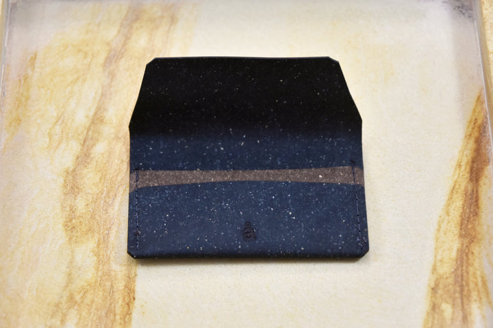 Black leather wallet, model A, by Rebel Dog Club