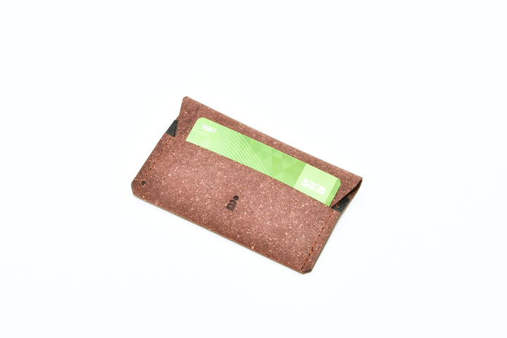 Brown leather wallet, model A, by Rebel Dog Club