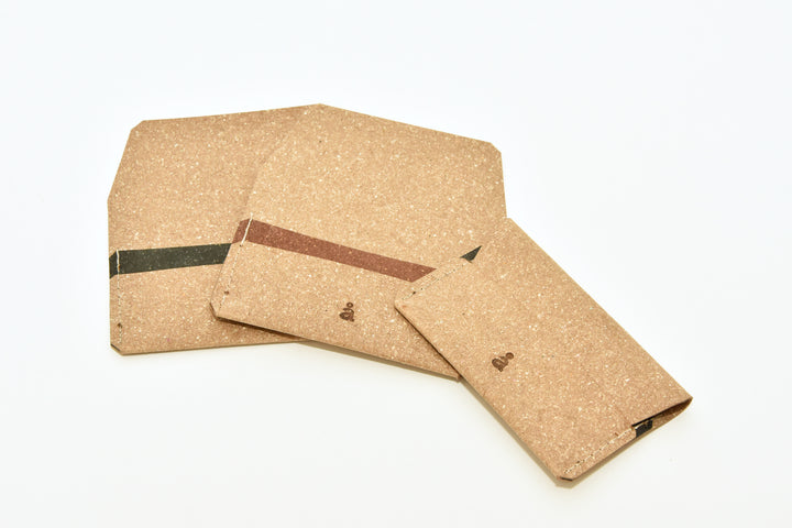 Beige leather wallet, model A, by Rebel Dog Club